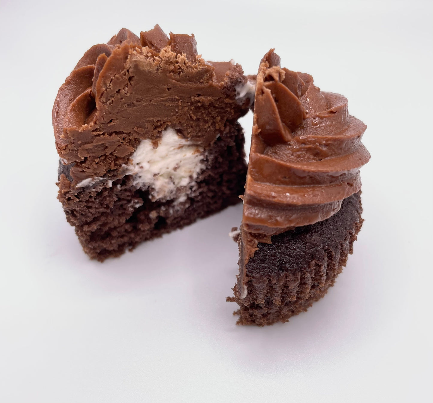 chocolate cupcake with whipped cream Dallas